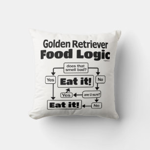 Coussin Logique alimentaire Golden Retriever
