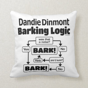 Coussin Logique d'écorcement de Dandie Dinmont