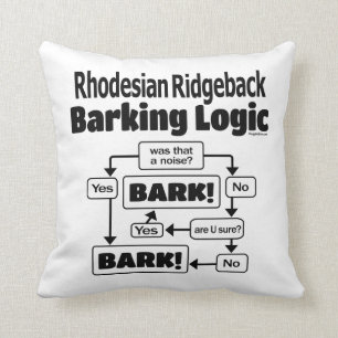 Coussin Logique d'écorcement de Rhodesian Ridgeback