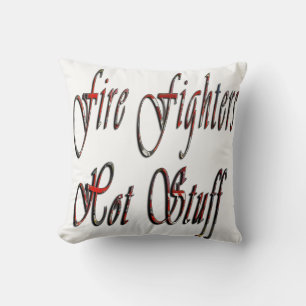 Coussin Logo Chaud Fighters Hot Stuff Logo, Poussin Blanc