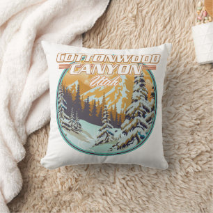 Coussin logo de Cottonwood Canyon Utah