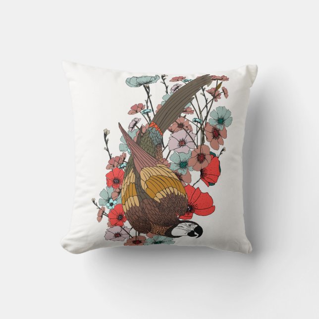 Coussin Logo de dragon asiatique (Recto)