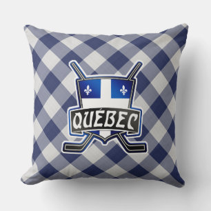 Coussin Logo de hockey Québec Pilote