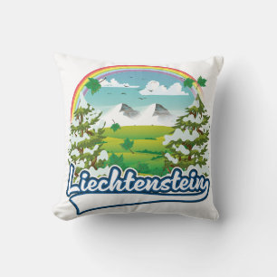 Coussin logo de Liechtenstein Travel
