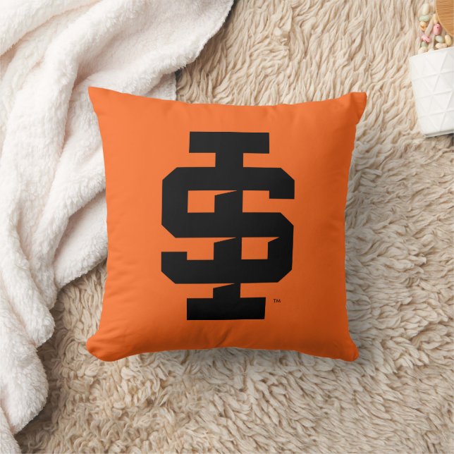 Coussin Logo de l'Université d'État de l'Idaho (Couverture)