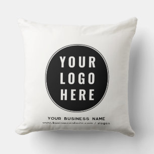Coussin Logo de votre entreprise et promotion de votre sit