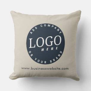 Coussin Logo d'entreprise et site Web Elégant Showroom per
