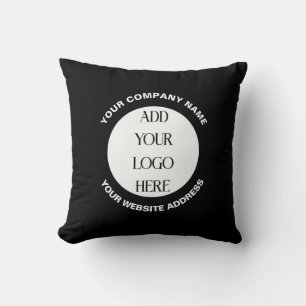 Coussin Logo d'entreprise personnalisé 