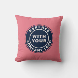 Coussin Logo d'entreprise personnalisé Swag