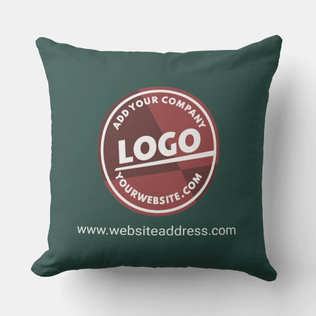 Coussin Logo d'entreprise simple Site Web d'entreprise per (Recto)