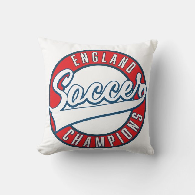 Coussin logo des champions de football d'Angleterre (Recto)