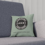 Coussin Logo do-it-yourself Business Swag Showroom Sage Gr<br><div class="desc">Ajoutez le logo de votre entreprise et l'identité de votre marque à ce coussin ainsi que l'adresse ou le slogan de votre site Web en cliquant sur le bouton "Personnaliser" ci-dessus. Ces oreillers jetables de marque peuvent annoncer votre entreprise comme les employés les utilisent et double comme un swag d'entreprise....</div>