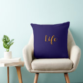 Coussin Logo Life Bleu foncé (Chaise)