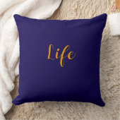 Coussin Logo Life Bleu foncé (Couverture)