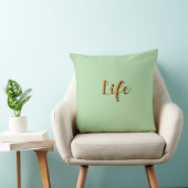 Coussin Logo Life Vert Clair (Chaise)