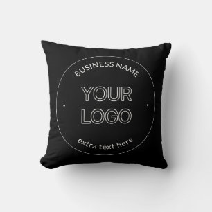 Coussin Logo modifiable et remplacement du nom de l'entrep