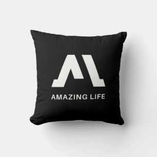 Coussin Logo monochrome A de Vie Incroyable