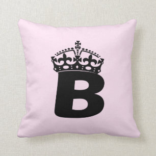 Coussin Logo noir de la Reine B