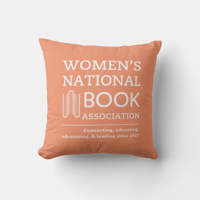 Coussin logo orange de wnba de carreau (Recto)