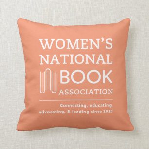 Coussin logo orange de wnba de carreau