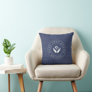 Coussin Logo personnalisé Correspondance de salle d'exposi