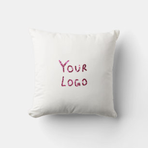 Coussin Logo personnalisé simple et élégant ici société ph