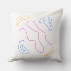 Coussin Logo simple minimal élégant personnalisé ici entre