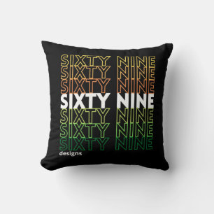 Coussin Logo "SIXTYNINE DESIGNS"