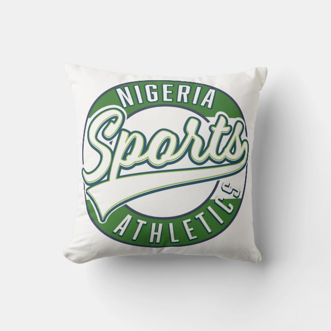 Coussin Logo sportif nigérian Sports (Recto)