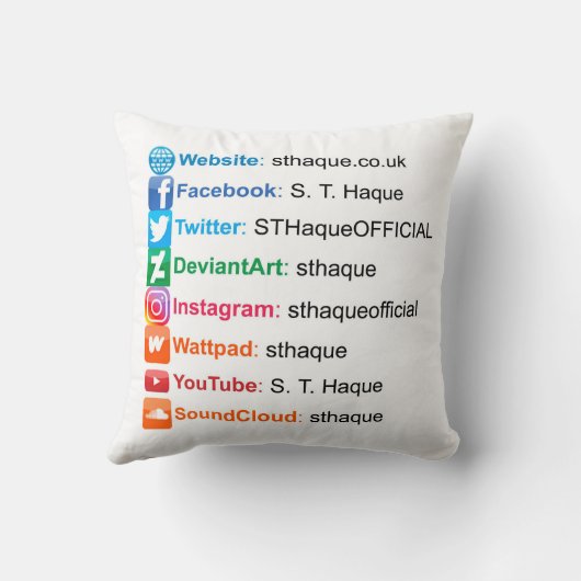 Coussin logo sthaque Cushion (Verso)