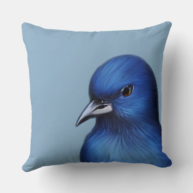 Coussin L'oiseau bleu (Verso)