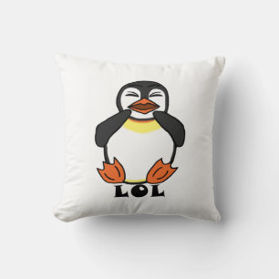 Coussin LOL Pingouin riant