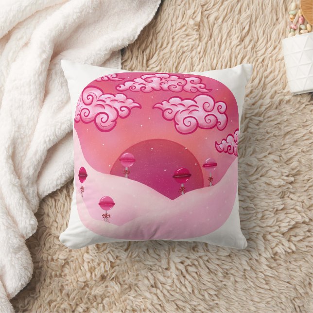 Coussin Lollipops et beaux nuages (Couverture)