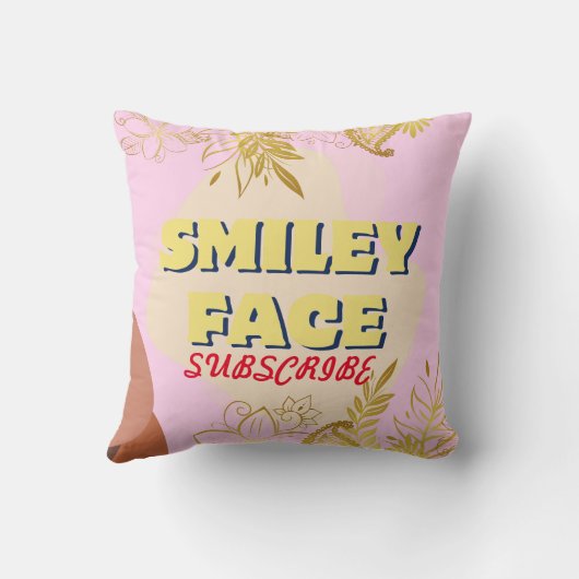 Coussin LOLsmileyface lancer couverture (Verso)