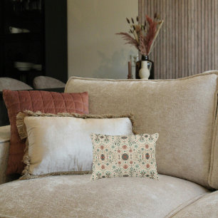 Coussin Lombaire à Motif Herbe Boho