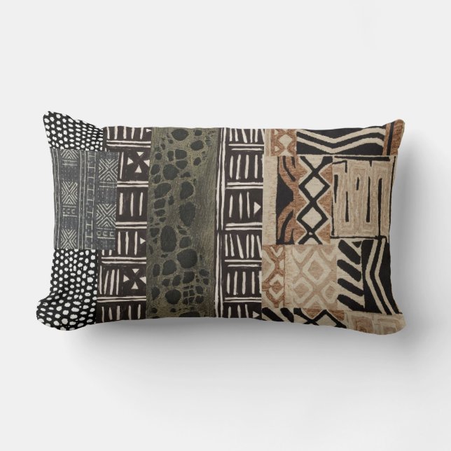 coussin lombaire au design ethnique (Recto)
