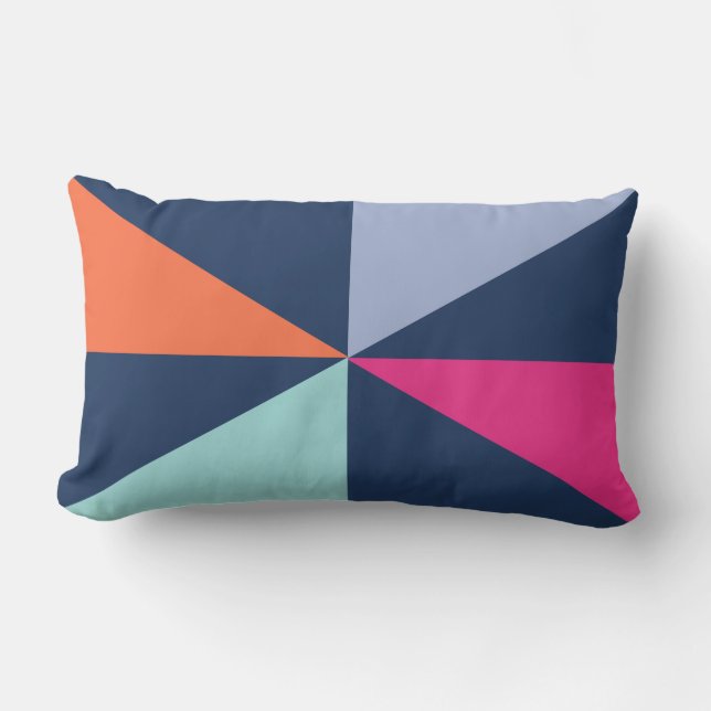 Coussin lombaire avec la graphique-marine (Recto)