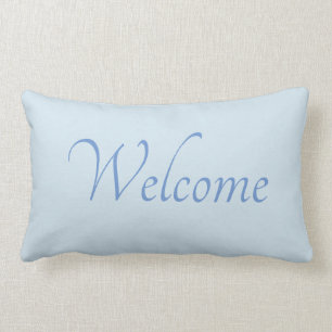 coussin Lombaire de bienvenue bleu Poudre