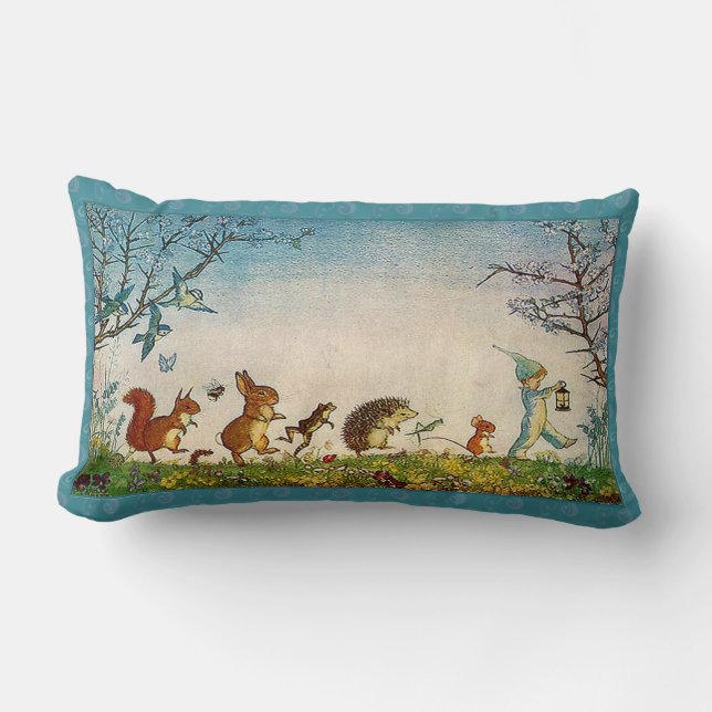 Coussin lombaire de marche d'animaux de cru (Recto)