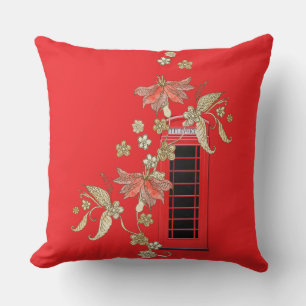 Coussin London Red Telephone Box Jeu d'oreiller