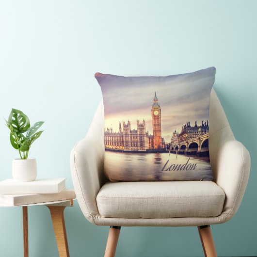 Coussin Londres Big Ben (Chaise)