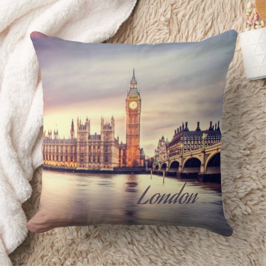 Coussin Londres Big Ben (Couverture)