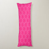 Coussin long damassé aux pattes de kangourou et cœ (Dos (Vertical))