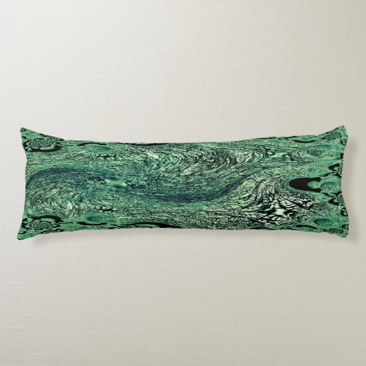 Coussin Long - Fresh Flip: The Green‑Blue Mood Cus Lichaamskussen (Voorkant)