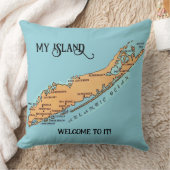 Coussin Long Island - Bienvenue  (Couverture)