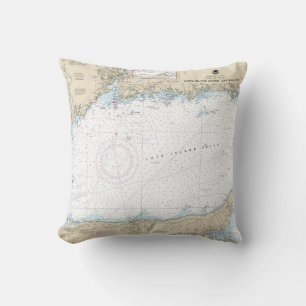 Coussin Long Island Sound Partie Est Carte Nautique