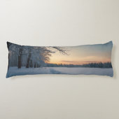 Coussin long neige (Devant)