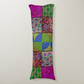 Coussin Long Wax Africain (Devant (Vertical))