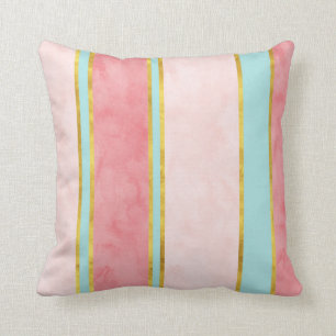 Coussin L'or de corail en bon état mol rougissent des