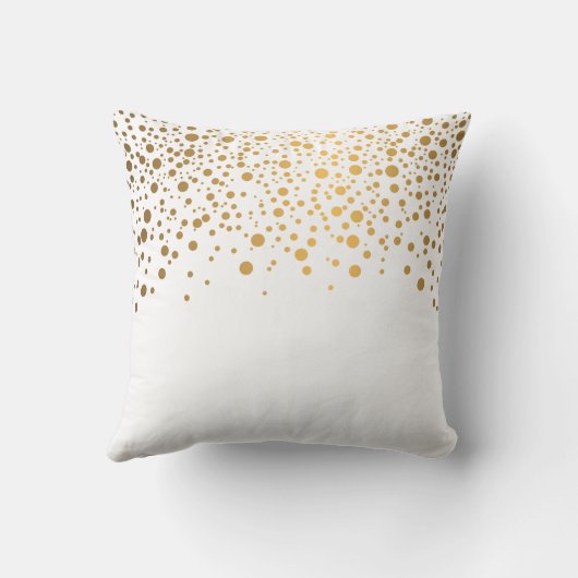 Coussin L'or élégant pointille | | l'épousant (Verso)